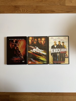 DVD Set (Vin Diesel) - XXX Triple X/ The Fast And The Furious/ Knockaround Guys