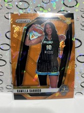 2024 Prizm WNBA Kamilla Cardoso RC #149 Image Variation Orange Cracked Ice Error