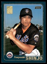 Tsuyoshi Shinjo 2001 Topps #725 Mets MLB READ FREE SHIPPING AutographDen