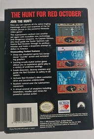 The Hunt For Red October NES (CIB) incluye insertos manuales e fotografiados