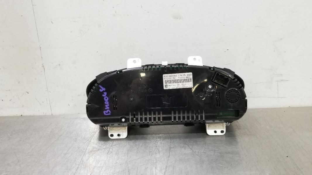 17 2017 MASERATI GHIBLI OEM SPEEDOMETER GAUGE CLUSTER 670100152
