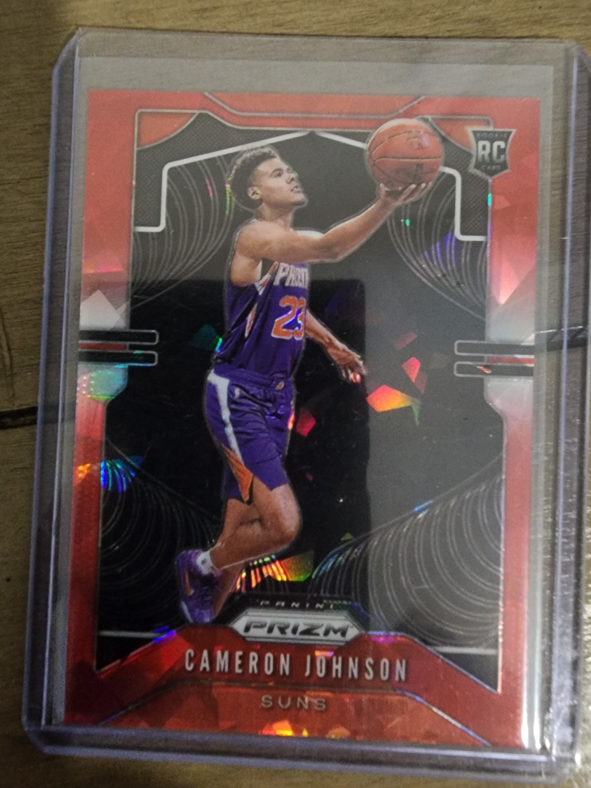 Cameron Cam Johnson 2019-20 Prizm Rookie RC #257 Red Ice Prizm