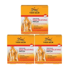 Tiger Balm Patch, 5 Patches 4 x 2.75 Inches (Pack of 3)