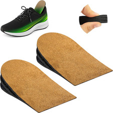 Heel Lifts for Women and Men 2 Lifts Adjustable Shoe Lifts for Leg Length Disc