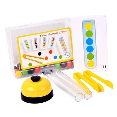 Clip Perlenspiel Montessori Farbsortierung Feinmotorik für Kinder Vorschule