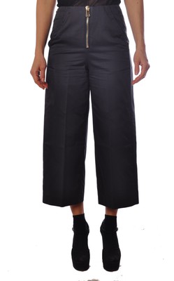 Dondup Damen Hose weites Bein dunkelblau Größe 38