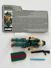 1988 GI JOE ARAH *MUSKRAT* FIGURE 100% COMPLETE W/ FILE CARD: NEAR MINT+