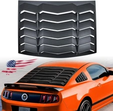 Lambo GT Style Rear Window Louver Sun Shade Cover For Ford Mustang 2005-2014
