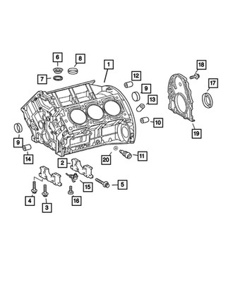 Genuine Mopar Expansion Plug 68079632AA