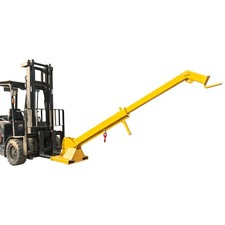 2-Ton Telescopic Forklift Crane Arm Big Bag with Adjustable Tilt Angle Yellow