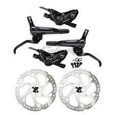 Shimano BL-MT501/BR-MT520 Front  Rear 4-Piston Hydraulic Disc Brake Set-OE
