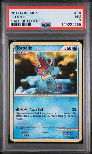 Totodile graded PSA 7 for sale on eBay