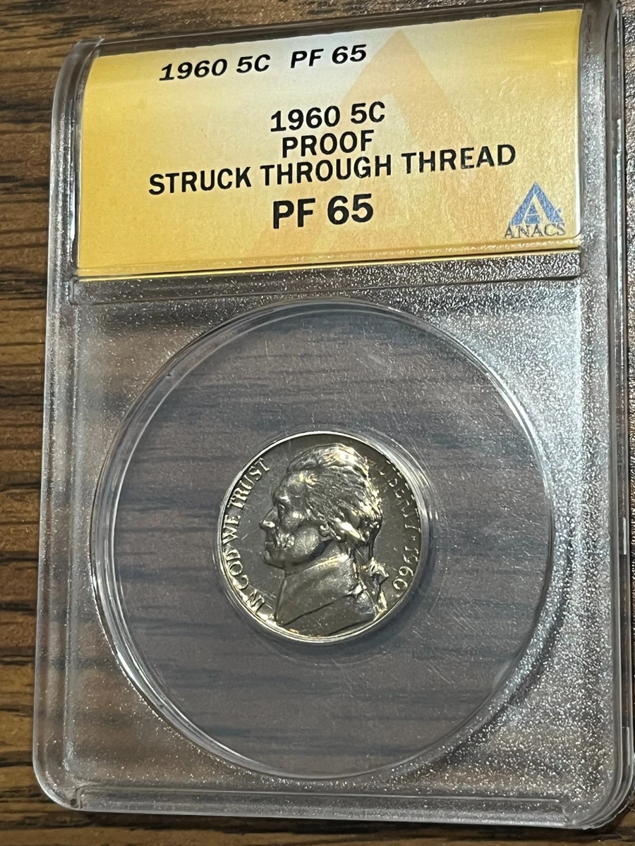 Las mejores ofertas en Monedas Jefferson Nickel Error Estados