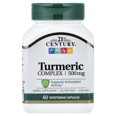 Turmeric Complex, 500 mg, 60 Vegetarian Capsules