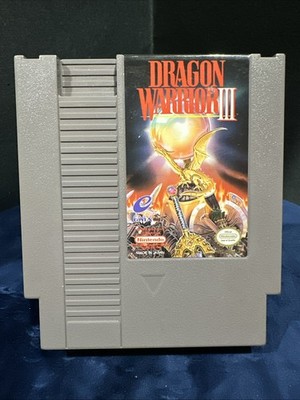 Dragon Warrior III Nintendo NES 1992 Cartridge With Aftermarket Box