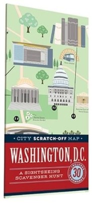 Christina Henry de Tes City Scratch-Off Map: Washington, D (Mixed Media Product)