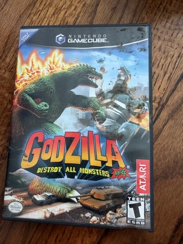 NIntendo Gamecube Godzilla Destroy All Monsters Game READ DESCRIPTION