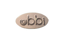 Ubbi Steel Diaper Pail Steel - STICK ON PLASTIC LOGO EMBLEM 1.5"
