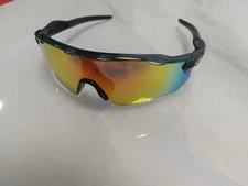 New OO9208 Oakley Radar EV Patn Sunglasses Black Frame, Polarized Lenses