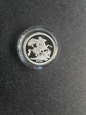 2025 .999 Fine Silver Sovereign Proof Coin in Mint State, Flawless - COA & Box