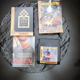 Vindicators Nintendo NES Tengen CIB Complete Game+Box+Manual Tested Works 🎮