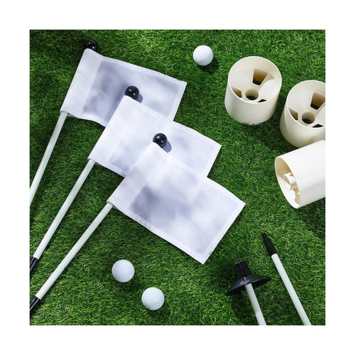 Hungdao 3 Set Golf Flagstick Mini Putting Green Flag for Yard Golf Pin Hole C... - Picture 6 of 6
