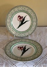 Royal Horticultural Society Applebee Collection Tulip 2 SALAD PLATES