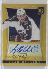 2013-14 Panini Select Rookie Auto Gold Prizm 8/10 Sean Collins #218 Auto 0o5t