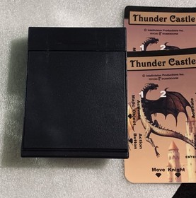 INTELLIVISION THUNDER CASTLE CART & 2 OVERLAYS ONLY!TESTED VGC