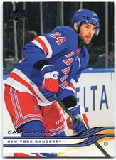 2025-26 Upper Deck Series 2 #370 Carson Soucy New York Rangers