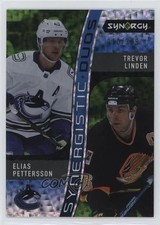 2023 Upper Deck Synergy Green 10/399 Elias Pettersson Trevor Linden #SD-13 00s6