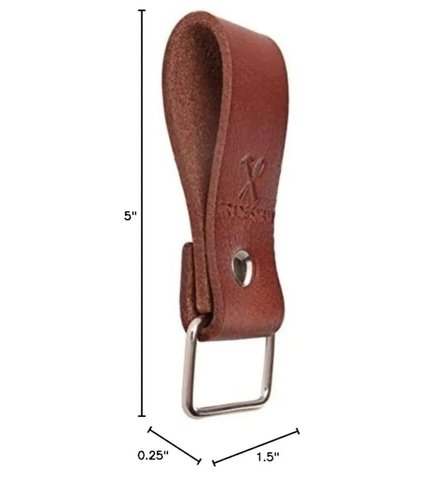 Tape Measure Holder Leather Belt Clip Drill Impact Tool Holster Heavy Duty Mu... - Image 2 of 4