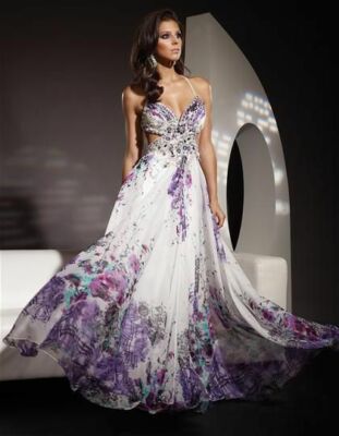 white christmas dresses Spring Dreams Flower Lace Party Dress main image 1