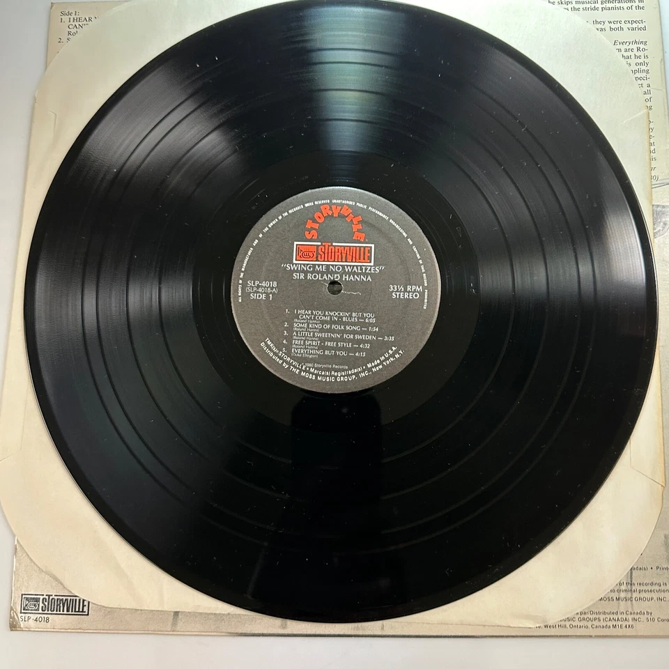 Swing Me No Waltzes LP Record Vinyl Roland Hanna - Image 4 of 4