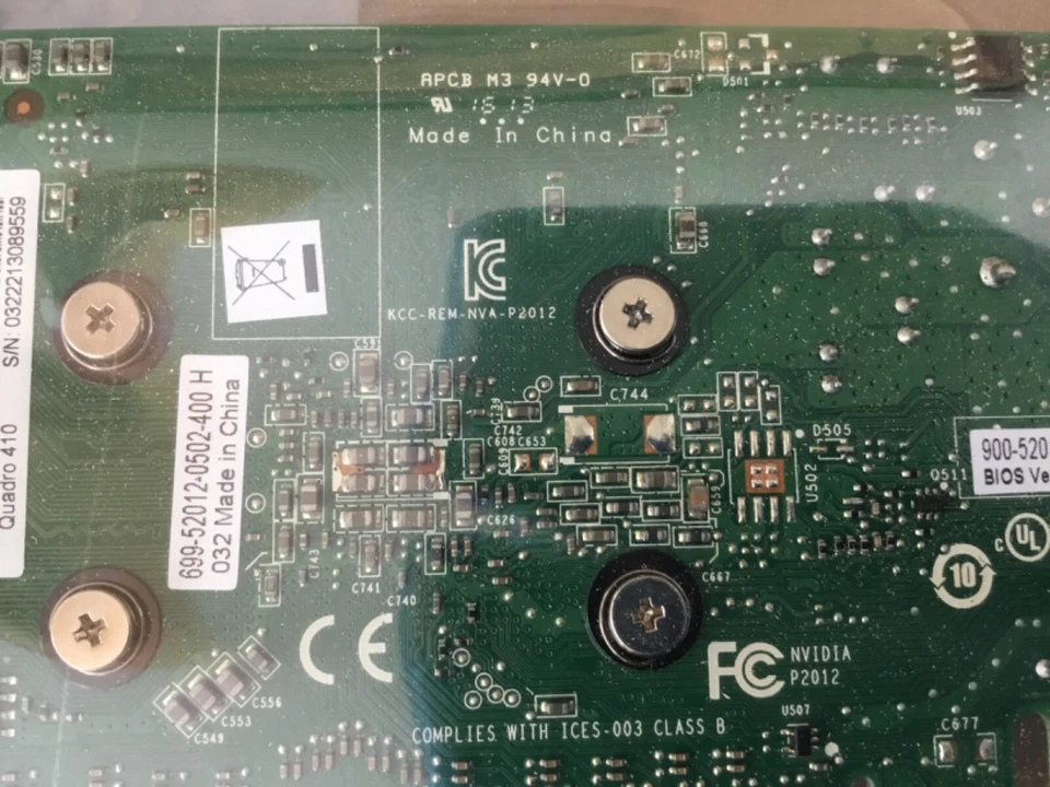 Lenovo NVIDIA Quadro 410 Graphics Card P/N 0B47075 - Ref: 989J 10/24 - Image 4 of 4