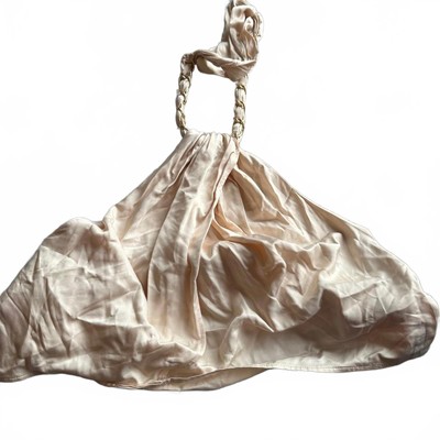 Halter with knotted twist detail