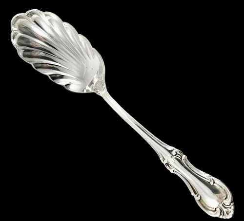 JOAN of ARC Sugar Shell by INTERNATIONAL SILVER 6 1/8" Sterling Silver Spoon - Picture 3 of 3