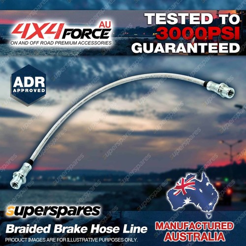 1 Rear Braided Chassis to Axle Brake Hose Line for Mitsubishi Pajero NJ