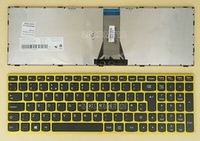 New For Lenovo G51-35 M50-70 M50-80 E50-70 E50-80 E51-80 Keyboard UK Yellow