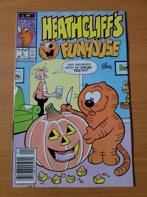 Heathcliff's Funhouse #5 Newsstand Exemplar 1988 Marvel Comics Comic Buch