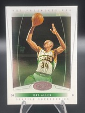Ray Allen ‘04 Hoops Prospects #16 M/NM Seattle Sonics HOF Legends Jersey