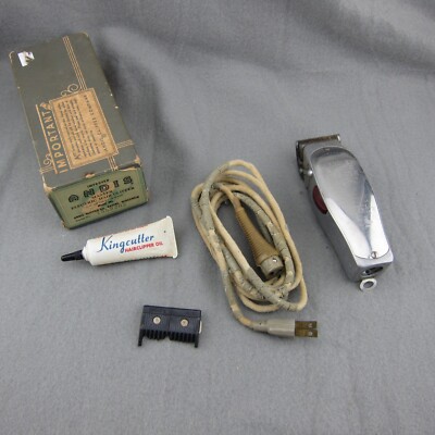Improved Andis Master Electric Hair Clipper 15 Watt Model ML Vintage