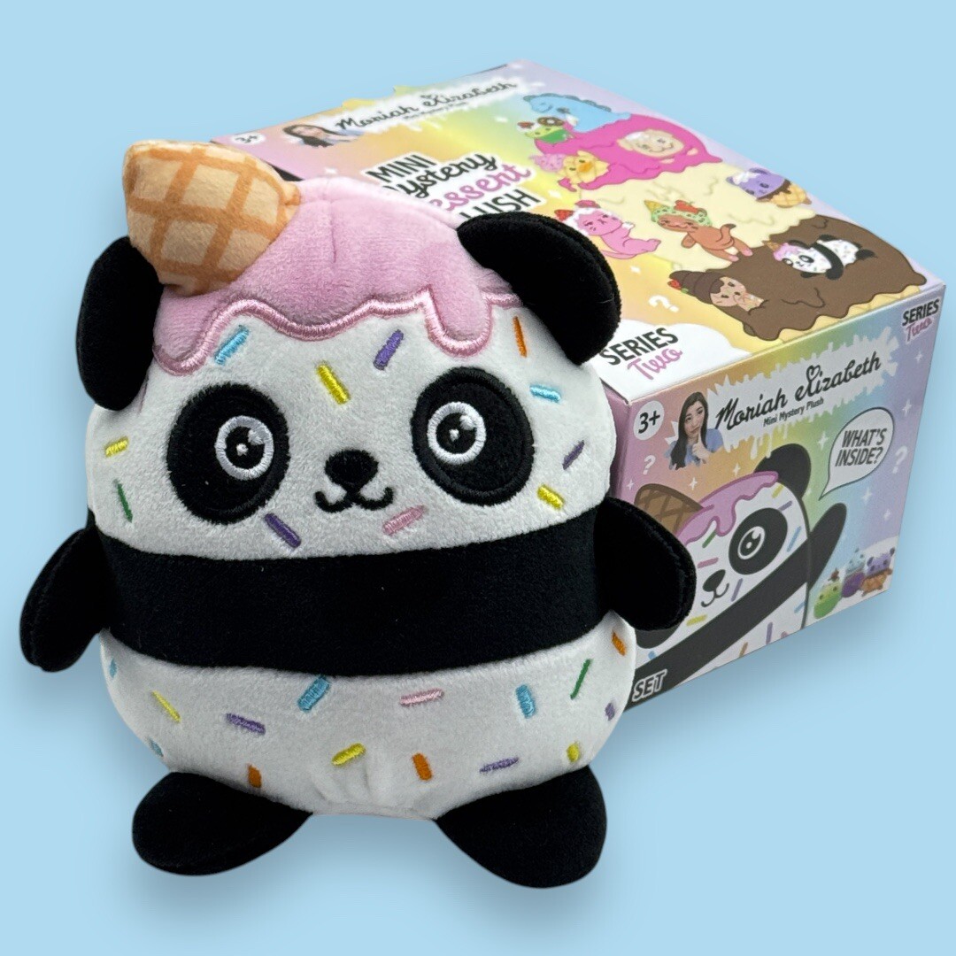 MORIAH ELIZABETH Sprinkle Panda Mini Mystery Dessert Plush 6