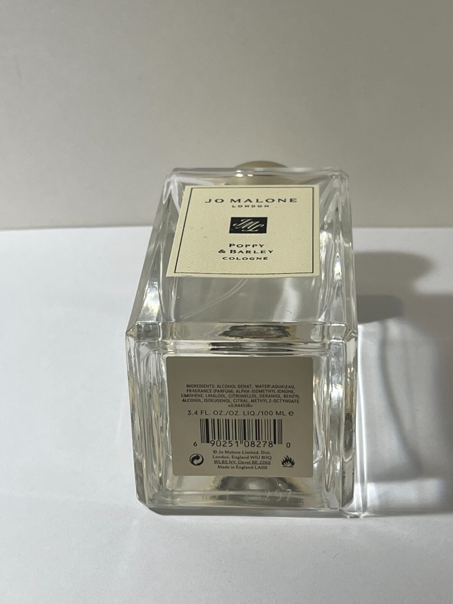 Jo Malone Poppy & Barley 3.4 fl oz Unisex Adult Eau de Cologne for