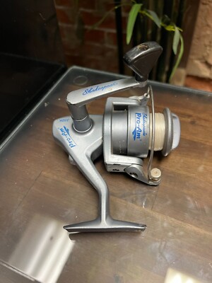 Moulinet De Pêche Shakespeare PRO-AM A-12 – Spinning, Noir, Vintage, Rapport 3.2:1