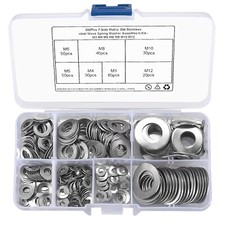 Wave Spring Washers, 300 Pcs 304 Stainless Steel Curved Spring Washers, Wave ...