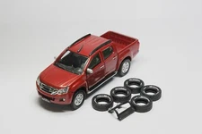 BMC 1/64 ISUZU D-MAX Pickup 2016 Red Diecast Car Model Toy Collection Gift 