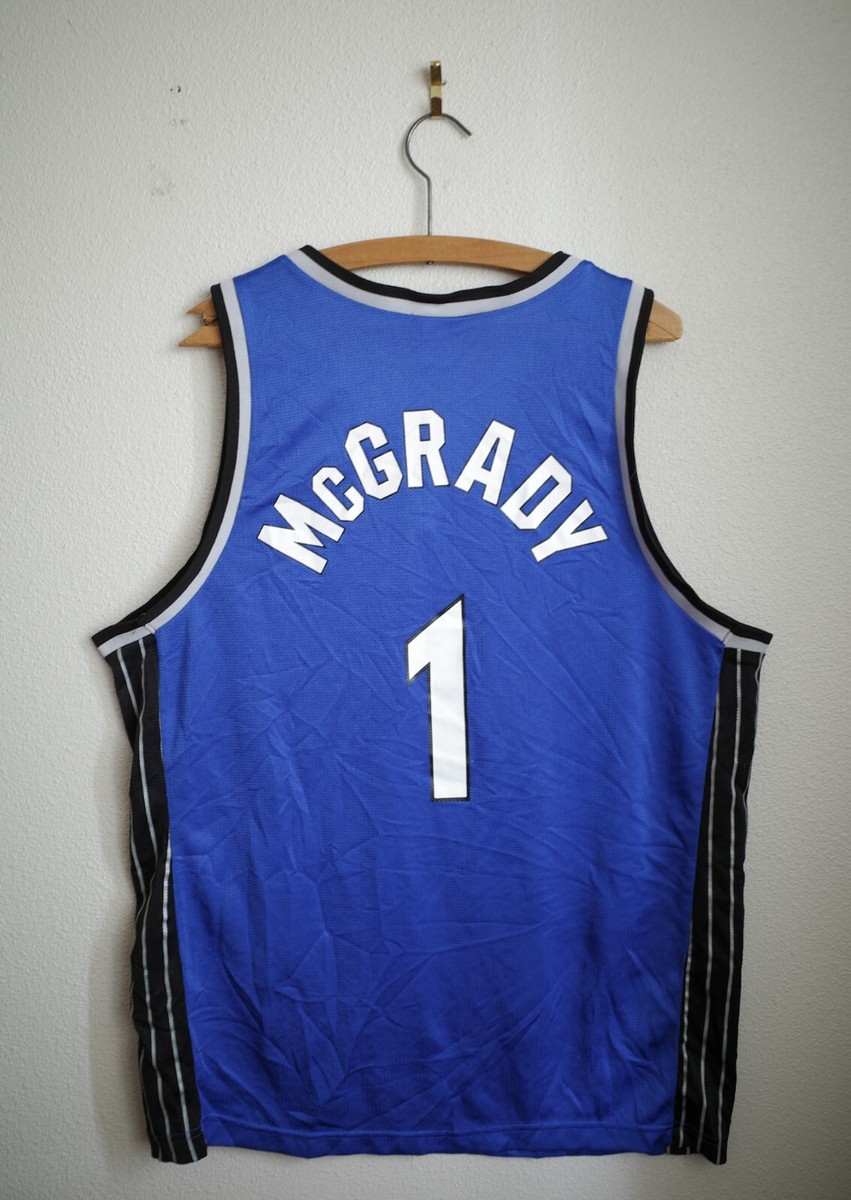Tracy McGrady Orlando Magic Champion NBA Jersey Size 44 Large 90's