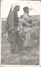 1956 57 GUERRE ALGERIE REBELLION  PHOTO 2 REBELLES