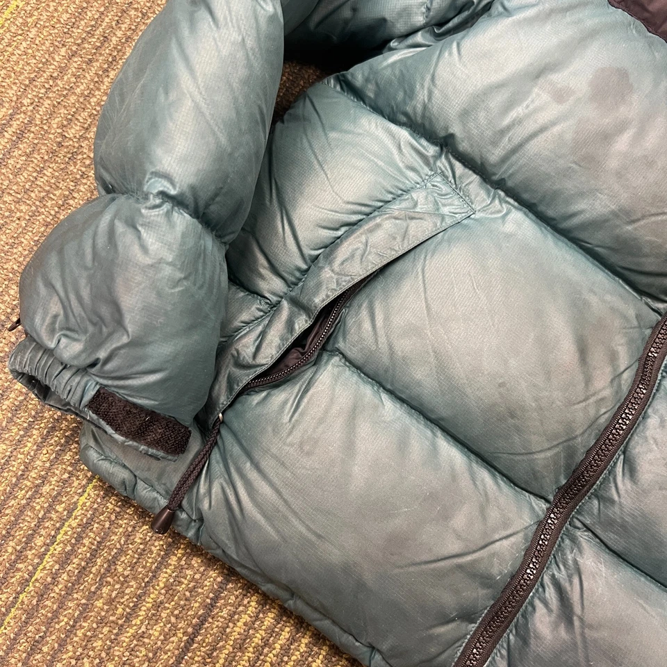 Vintage The North Face Puffer Jacket Women's Small Green 1990s - Image 4 of 4
